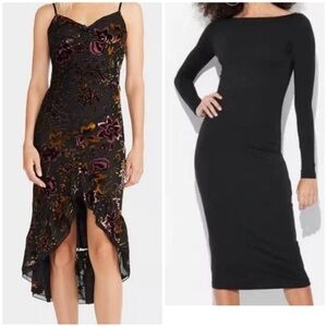 Betsey Johnson and Wild Fable! Bundle NWT size small black dresses